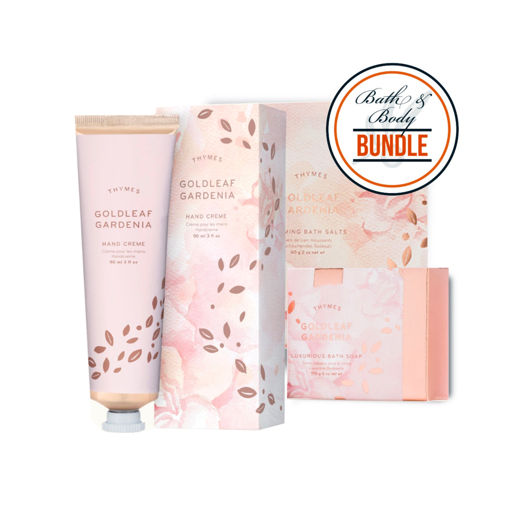 Goldleaf Gardenia Bath and Body Bundle